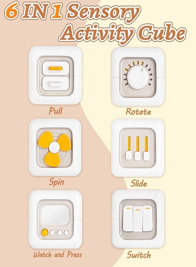 Bitnex 6 in 1 Busy Cube Montessori Toys for 1-3 Year Olds - Image 3